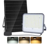 Faro led esterno con grande pannello solare，dimmerabile