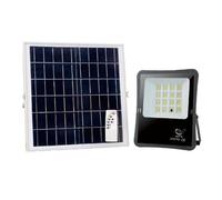 FARO LED FARETTO ALTA LUMINOSITA' PANNELLO SOLARE CREPUSCOLARE TELECOMANDO 200W