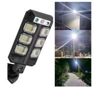 faro LED Faretto Lampada Solare da Esterno con Sensore di Movimento Luce Calda