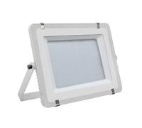 Faro Led Flood Light 300W IP65 Bianco Freddo 6400K Super Slim 55mm Carcassa Bian