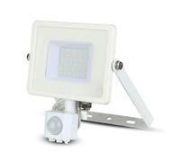 Faro Led Esterno con Sensore Crepuscolare, Proiettore Led Esterno con Sensore Movimento, Super Slim, Luce Naturale 4000K (Bianco, 30W 2400LM 160X123X26mm)