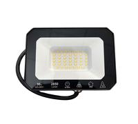 Faro Led Flood Slim 30W 2850 Lumen Bianco Neutro 4200K 90LM/W AC 220V 50Hz Nero