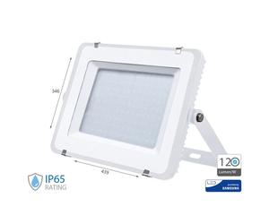 Faro Led Flood Slim Alta Luminosita 120lm/W 200W 24000lm Neutro 4000K Carcassa B