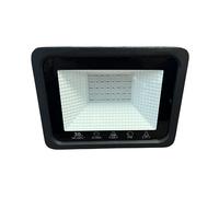 Faro Led Flood Slim Blu 30W 2850 Lumen Blue 90LM/W AC 220V 50Hz Nero IP65