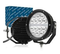 Faro Led Fuoristrada Rotondo 6'' 70W 7000LM + DRL Bianco 10W 12V 24V IP67 6000K