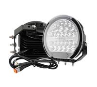 Faro Led Fuoristrada Rotondo 9'' 150W 15000LM + DRL Bianco 5W Luce SOS