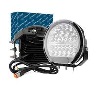 Faro Led Fuoristrada Rotondo 9'' 150W 15000LM + DRL Bianco 5W Luce SOS
