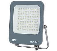 Faro Led Grigio 50w 6500k Luce Fredda Ip65 LIFE 39.9FA505F