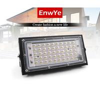 Faro LED interno esterno 50W Bianco 6000K ULTRA SLIM rettangolare Lavoro Casa