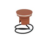 Faro LED interrato da Giardino 6W IP67 24V Luce Radente 360°- Corten Colore Bianco Naturale 4.000K