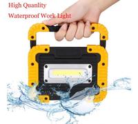 FARO LED LAMPADA LAVORO COB PORTATILE ANTIURTO PROFESSIONALE 450 LUMENS A PILE