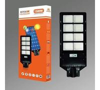 Faro LED Lampione Stradale 1500W Pannello Solare Crepuscolare con STAFFA