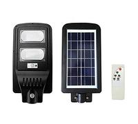 FARO LED LAMPIONE STRADALE LUCE FREDDA ENERGIA SOLARE CON TELECOMANDO (60 WATT i efficienza energetica A]