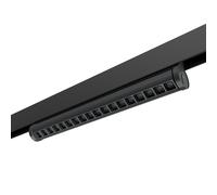 Faro LED Lineare 18W Magnetico 36cm CRI92 UGR16 Nero 48V Colore Bianco Naturale 4.000K