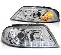 Faro LED Luce Diurna Ottica Per VW Passat 3BG 00-05 Cromo LED Indicatori