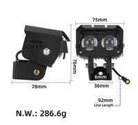 Faro LED Monopattino Elettrico per Kukirin per G3 per Pro Compatto e Leggero