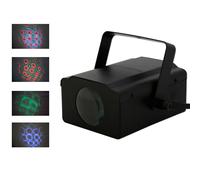 FARO LED MOTORIZZATO PROIETTORE DISCO ROTANTE PER FESTE E ADDOBBI 33 LED FULL
