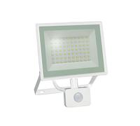 Faro LED Noctis Bianco IP44 50W 4300lm Warmwhite 3000K Con Sensore Di Movimento
