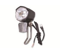 Faro LED per collegamento a Dynamos 70 Lux - Lampada anteriore per bicicletta omologata STVZO - con riflettore e funzione luce di posizione