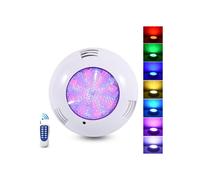 Faro LED per piscina da 35W IP68 RGB multicolore con telecomando, illuminazione subacquea impermeabile per piscine e spa