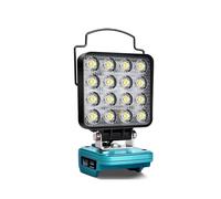 Faro LED Portatile da 4 Pollici per Batterie al Litio per da 18 V, Doppia Modalità di Illuminazione, Luce di Emergenza PD18W, Ricarica Rapida
