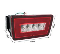 Faro Led Posteriore Luci Posizione Stop Retromarcia 3 In 1 WRX STI 2011-
