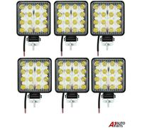 Faro Led Quadrato 48W 4" Spot Beam 6X Lampade Suv 4X4 Multi Volt 12V 24V
