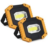 Faro LED Ricaricabile 2000LM Faretto LED Batteria 3 Modalità Luci Da Lavoro Rica