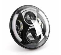 Faro LED rotondo con proiettore Angel Eye doppio DRL per Royal Enfield