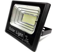 Faro LED SMD 10 W pannello solare energia crepuscolare telecomando JD-8810