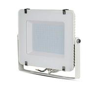 Faro Led Flood Light 150W IP65 Bianco Neutro Super Slim 52mm Carcassa Bianca Sam
