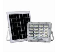 Faro LED Solare 50 W con Pannello Luce Fredda Telecomando Indicatore Carica