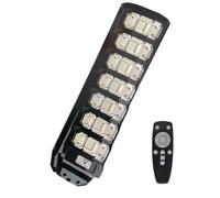 Faro LED Solare 500W Sensore Movimento Con Telecomando Lampione Stradale Clicled