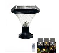 FARO LED SOLARE DA ESTERNO 90W LAMPADA GIARDINO CON TELECOMANDO LUCE 3 COLORI