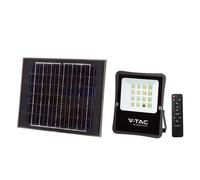 V-TAC Faro LED con Telecomando e Pannello Solare 12W 6400K