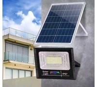 Faro LED Solare Per Esterni con Pannello Solare 200W con Indicatore di Carica
