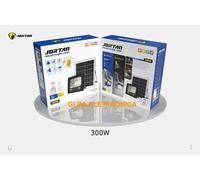 Faro LED Solare Per Esterni con Pannello Solare Indicatore Carica 100W 200W 300W