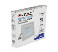 FARO LED V-TAC CHIP LED SAMSUNG DA 10W 20W 30W 50W 100W 150W 200W LUCE CALDA NEU [EEK: A+]