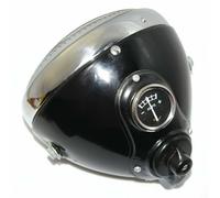 Faro Lucas Nero 7" Fanale Anteriore Per SSU700 Norton BSA Triumph Matchless