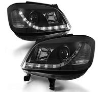 Faro Luce Diurna LED Ottica Adatto A per Opel Zafira A Anno Fab. 99-06 Nero