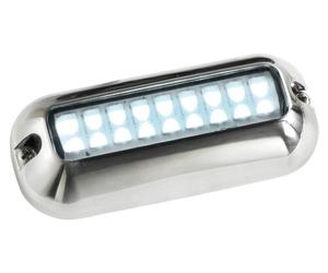 FARO LUCE SUBACQUEA LED LUCE BIANCA 10/30V ACCIAIO INOX PLANCETTE