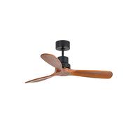 Faro Mini Lantau Piccolo Ventilatore da Soffitto Nero Opaco Con Motore DC, 6 Velocità