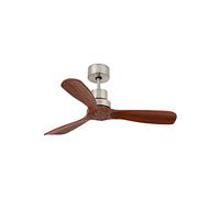 FARO BARCELONA Ventilatore da soffitto Mini Lantau, noce FARO BARCELONA