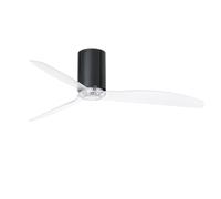 Faro Mini Tube Fan Ventilatore da soffitto con controllo 32W Nero lucido/Trasparente