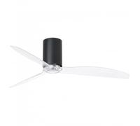 Faro Mini Tube Fan Ventilatore da soffitto con telecomando 32W Nero