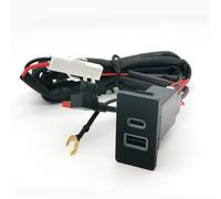 Faro Modulo Driver Console Presa USB Compatibile Con Toyota Per Corolla Per LC80 Telefono Per Auto Caricatore QC3.0 Tipo C PD Presa Ricarica Veloce Di Alimentazione