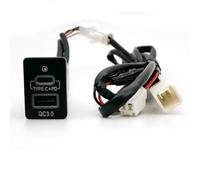 Faro Modulo Driver Presa USB Presa Ausiliaria Compatibile Con Toyota Per Camry Per Prius 2007-2014 Auto Tipo C PD QC3.0 Adattatore Di Ricarica Doppio Telefono