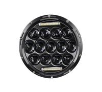 Faro Moto Faro Anteriore Universale 7 Pollici 40W 50W A LED Per Moto Rotondo Con Proiettore Ricambio Da 7 Pollici Faretti Moto Led(75w black)