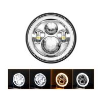 Faro Moto Luci Guida Per Ducati Per Monster 1000 600 Moto Faro Da 7 Pollici A LED Nero luce Moto(C)