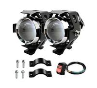 Faro Moto Per Benelli TRK502X Per TRK 502 Faro Anteriore Per Moto Fendinebbia Anteriore U5 U7 12V LED Lente Proiettore Lampada Moto Angel Eye(U5-Switch-2PCS)